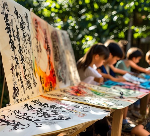 墨香夏日，三年级暑期书法风采展,墨香夏日，三年级暑期书法风采展,书法艺术,生活记录,第1张