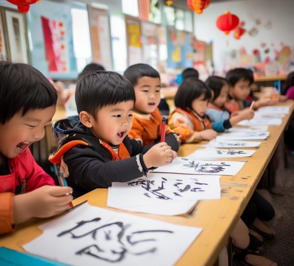 童真笔尖迎新年，一年级新生硬笔书法展风采,童真笔尖迎新年，一年级新生硬笔书法展风采,书法艺术,第1张