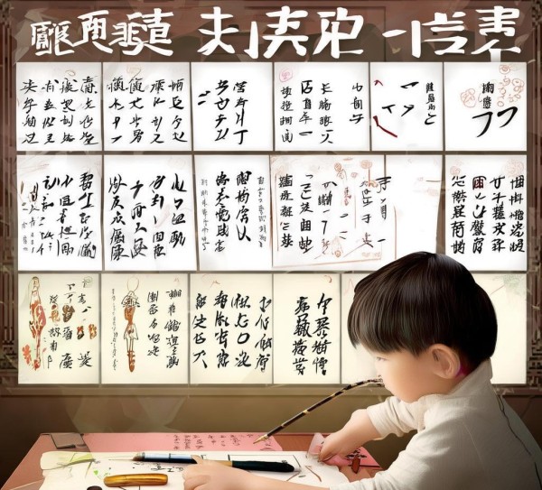 二年级书法入门必知，基础知识点全面解析,二年级书法入门必知，基础知识点全面解析,书法艺术,第1张