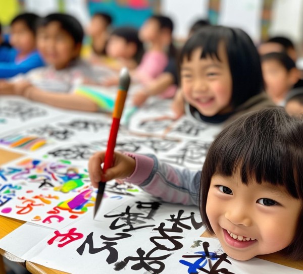 童趣盎然，笔尖绽放，一年级竖行书法艺术展,童趣盎然，笔尖绽放，一年级竖行书法艺术展,书法艺术,第1张