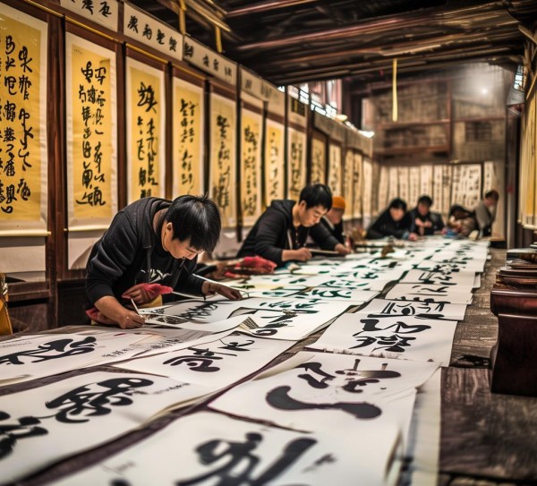 邯郸三人行书画院，硬笔书法艺术的瑰宝传承与创新之地,邯郸三人行书画院，硬笔书法艺术的瑰宝传承与创新之地,书法艺术,第1张