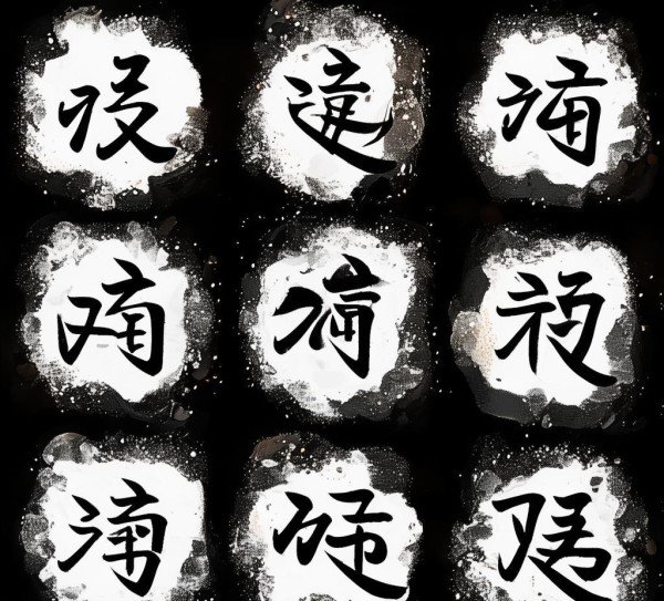九宫格书法动态，尽展书法艺术灵动之美,九宫格书法动态，尽展书法艺术灵动之美,书法艺术,动态图片,第1张